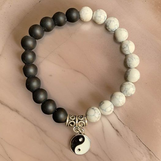 Ying Yang Stone Bracelet