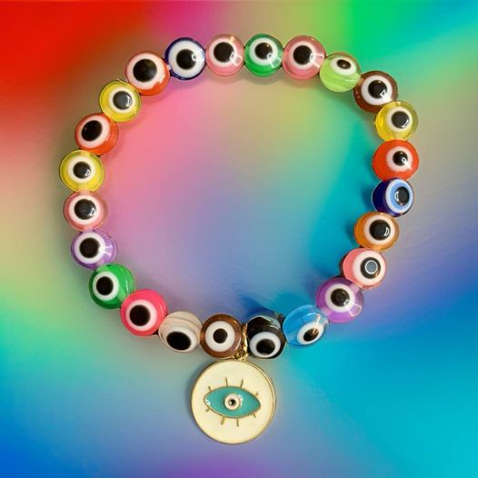 Multi Color Evil Eye Bracelet