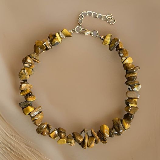 Tiger Eye Stone Anklet