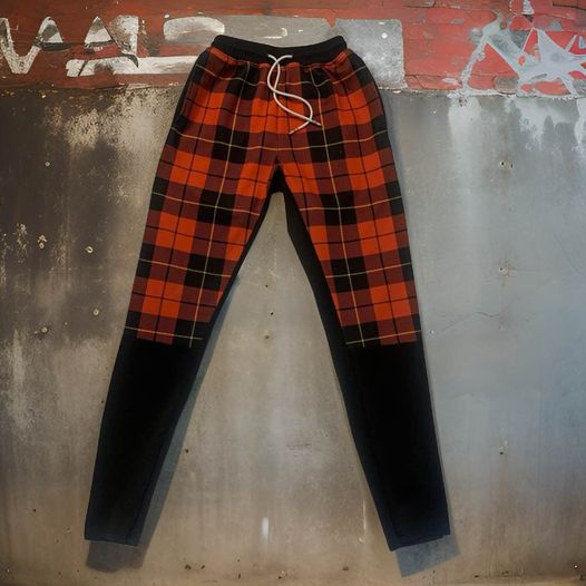 Red Checkered Joggers