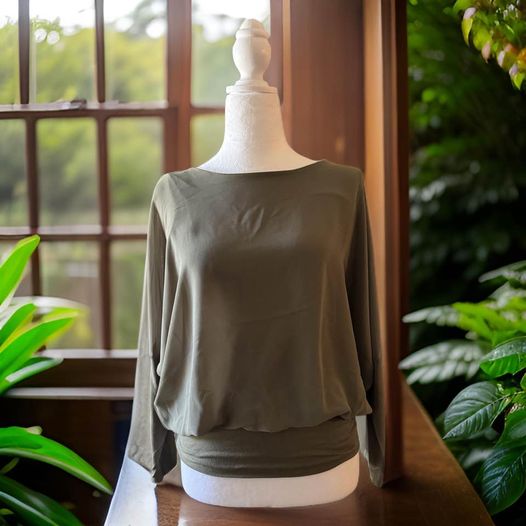 Olive Green Blouse