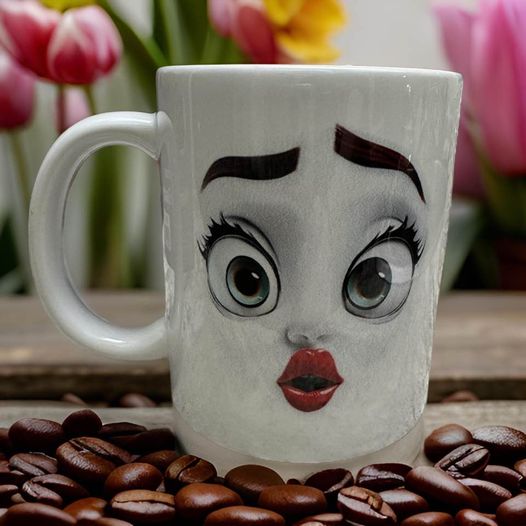 Red Lips Mug 3D (Sublimation)