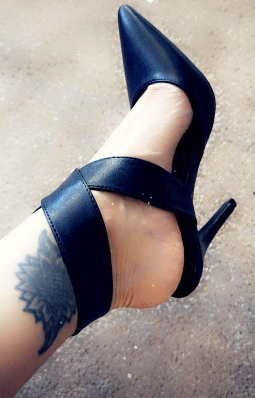 Black Strappy Size 5.5