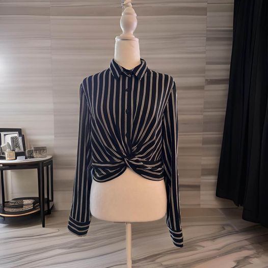 PinStripe Blouse Size L