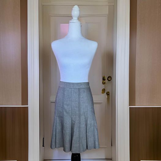 Wool Gray Skirt Size 10P