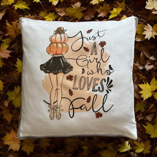 Fall Girl Pillowcase