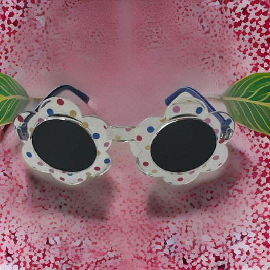 Flower Polka Dot Glasses