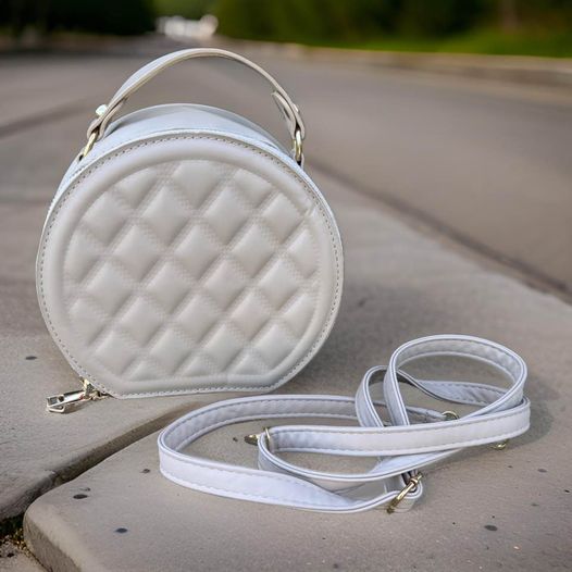 Ivory Quilted Purse