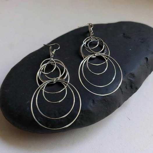 DARK SILVER DANGLERS