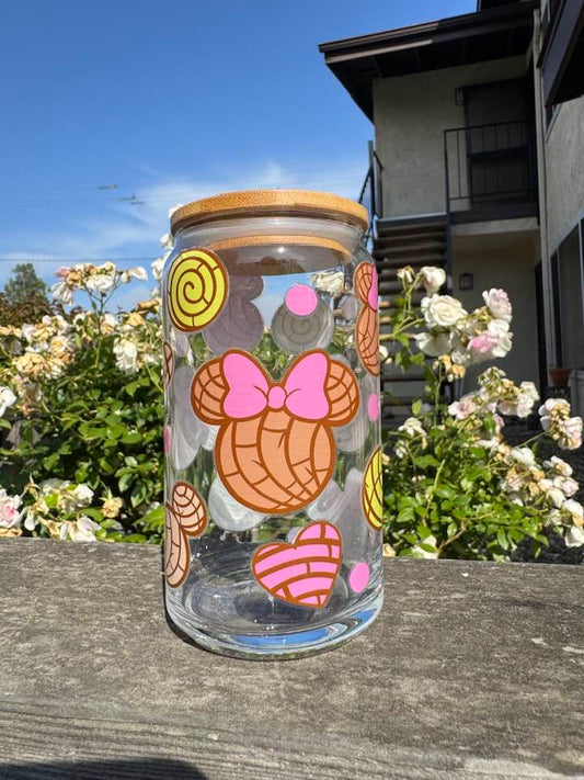 MOUSIE CONCHAS GLASS CUP