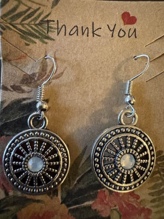 MINI PINWHEEL EARRINGS