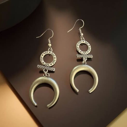 BRASS HORESHOE EARRINGS