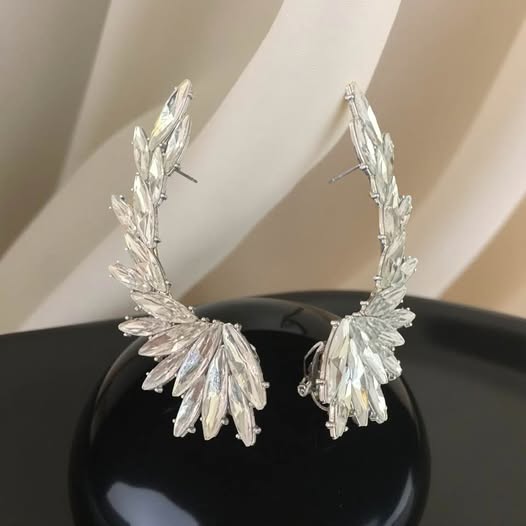 BLINGED OUT EAR CRAWLER EARRINGS