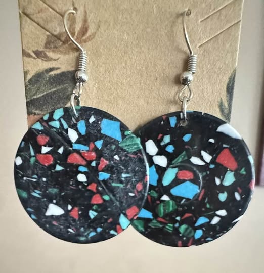 PAINT SPLATTER EARRINGS