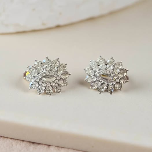 BLING CLIP ON EARRINGS