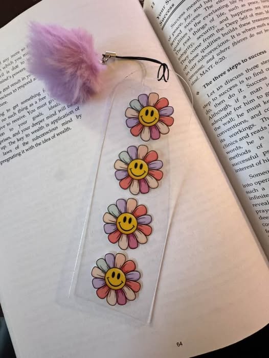 BOOKMARKER "HAPPY FLOWERS"