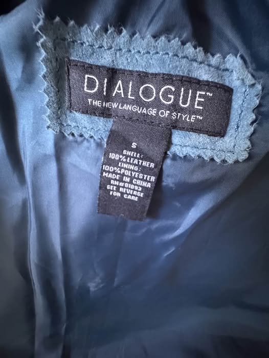 SUEDE JACKET SIZE SMALL