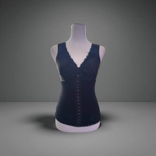 BLACK/SATIN TOP SIZE XS