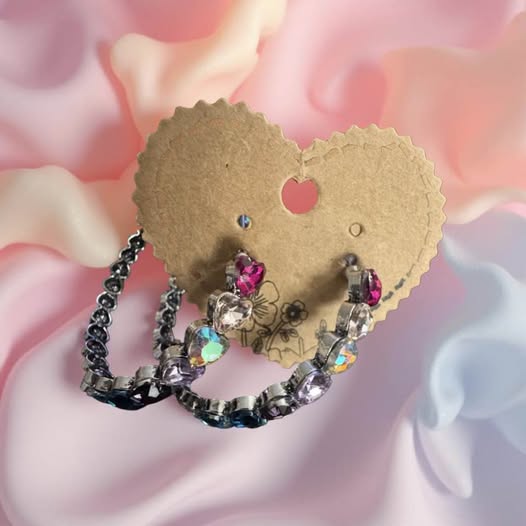 MULTI COLOR STONE HOOPS