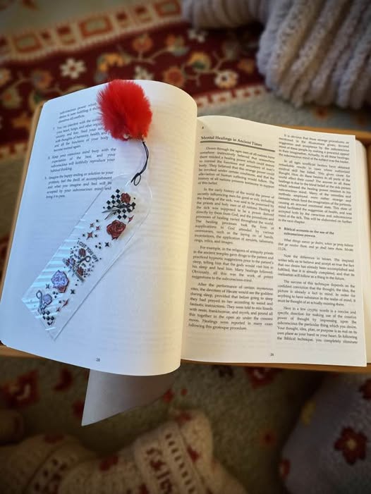 BOOKMARKER "I CUT YOU OFF BU YOU HANDED ME THE SCISSORS"