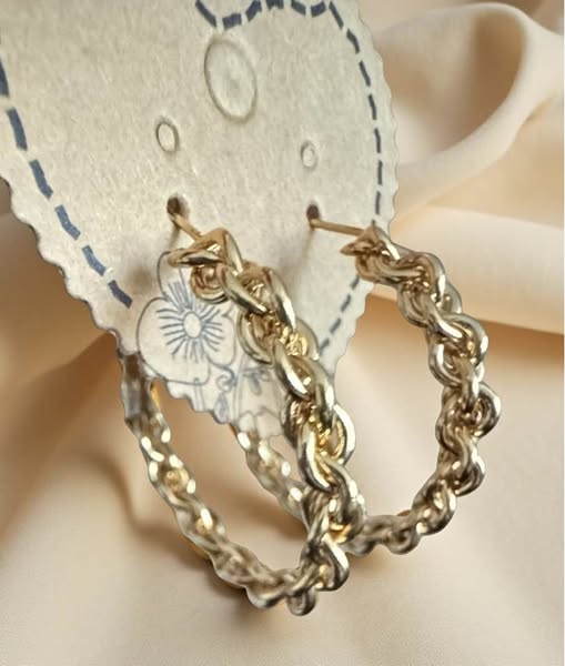CHAIN GOLD MINI HOOPS