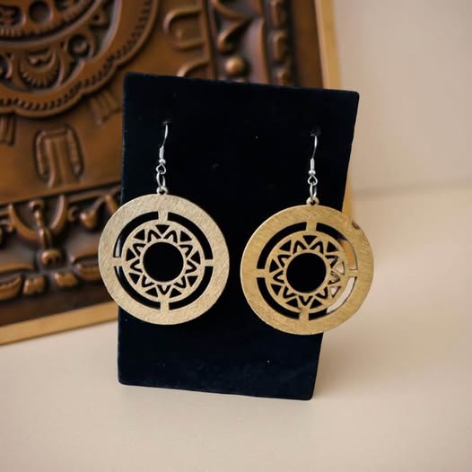 TRIBAL WOOD EARRINGS