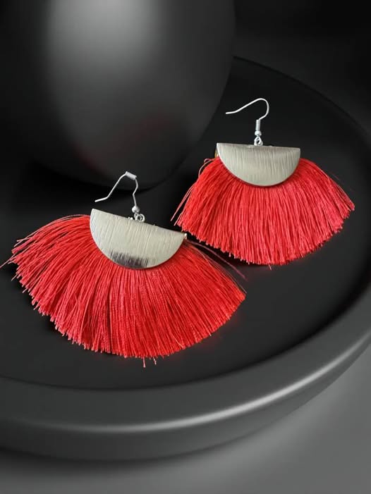 BOLD RED EARRINGS