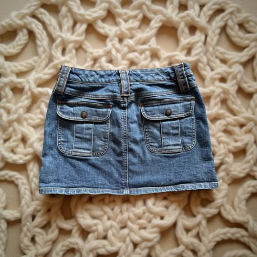 JEAN MINI SKIRT SIZE 0