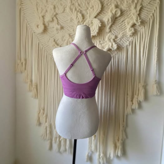 PRETTY IN PINK SPORT BRA SIZE SMALL