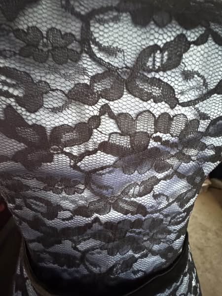 BLUE/BLACK LACE DRESS SIZE SMALL