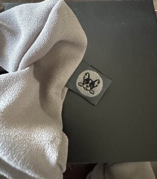 BEIGE FRENCHIE SET OF 6 SCRUNCHIES