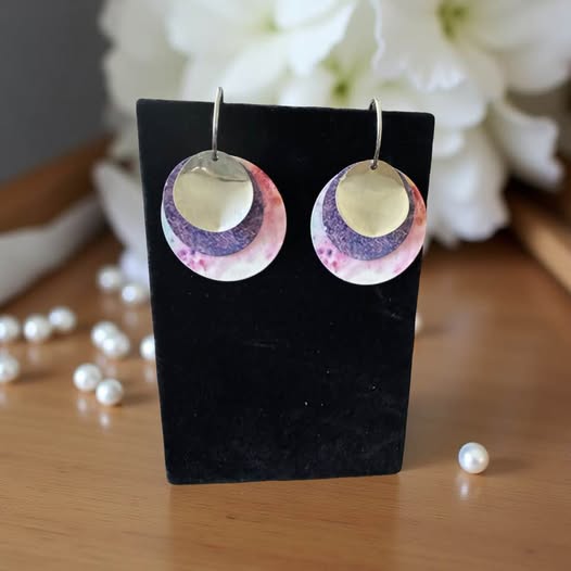 TRIPLE DISC EARRINGS