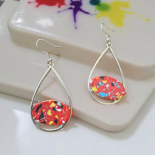 PAINT SPLATTER EARRINGS