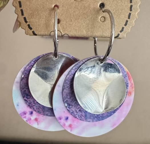 TRIPLE DISC EARRINGS