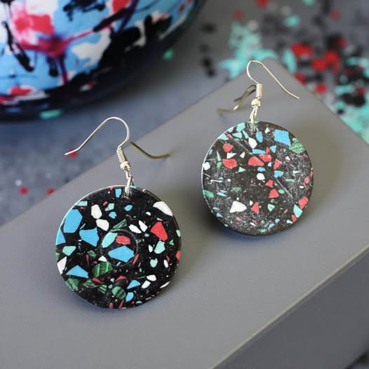PAINT SPLATTER EARRINGS