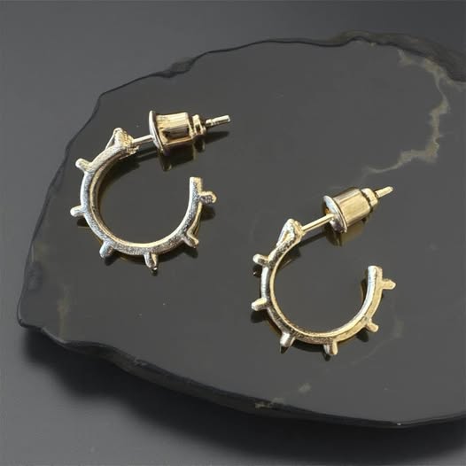 TEENY TINY GOLD HOOPS