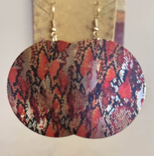 PSYCHEDELIC METAL EARRINGS