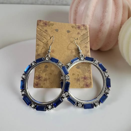 COLBALT BLUE EARRINGS