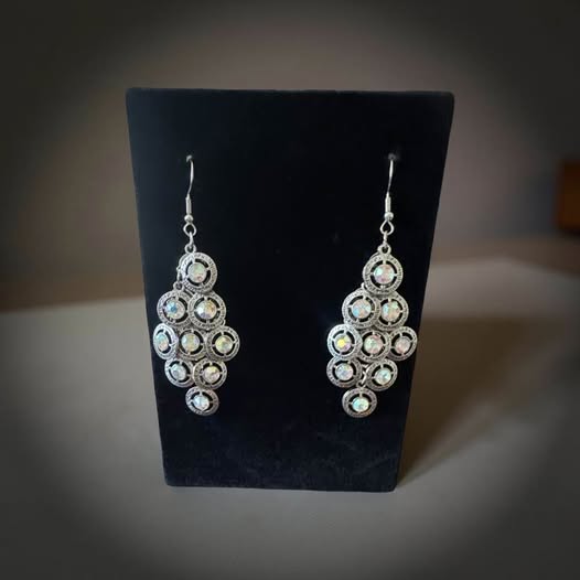 IRIDESCENT DANGLER EARRINGS