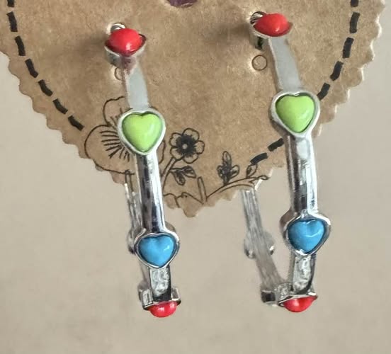 HEART COLORFUL HOOPS