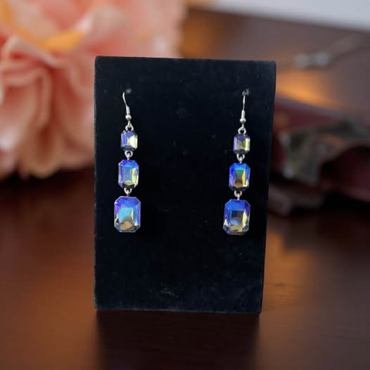BLUE OIL SPILL EARRINGS
