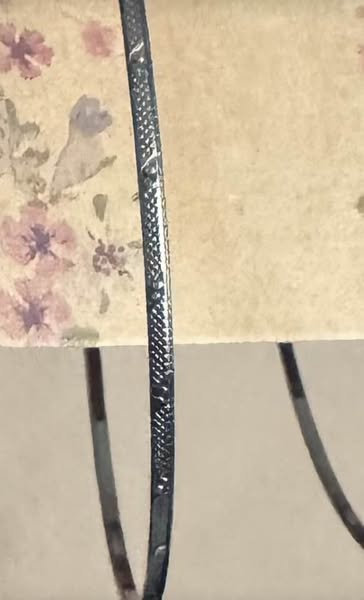 DARK SILVER SKINNY LARGE HOOPS