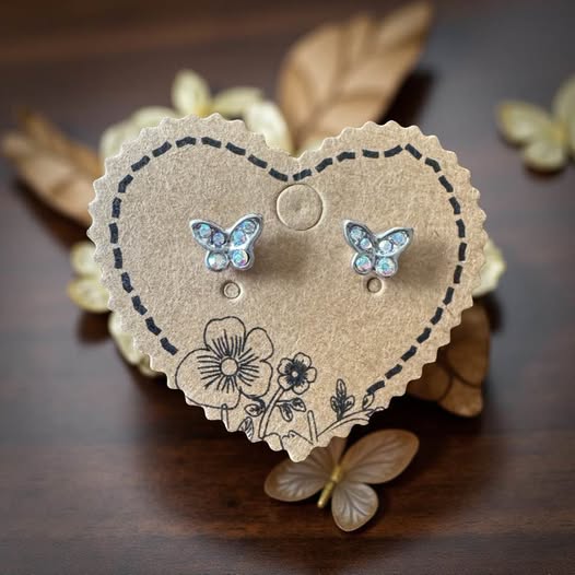 BUTTERFLY IRIDESCENT KIDS STUDS