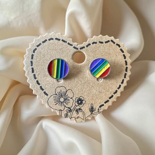 RAINBOW STUD EARRINGS