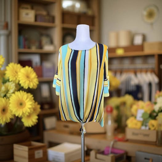 BRIGHT COLOR BLOUSE SIZE S