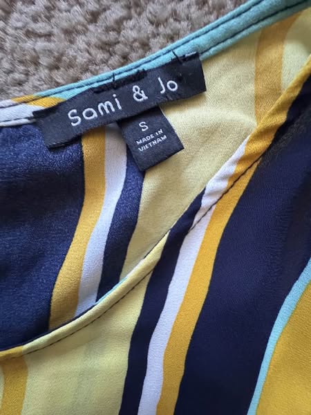 BRIGHT COLOR BLOUSE SIZE S