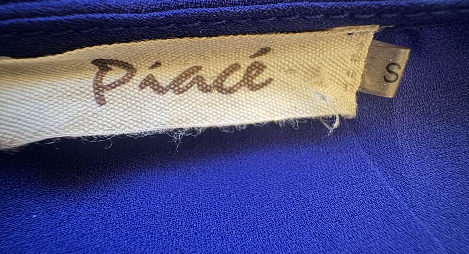 COBALT BLUE BLOUSE SIZE M