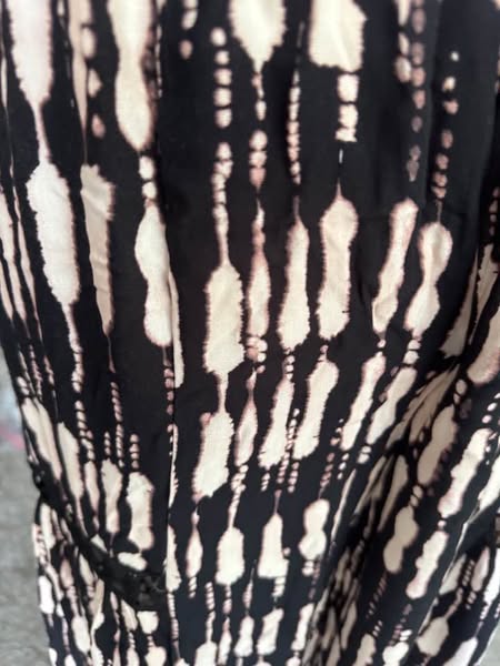 TIE DYE WIDE LEG PANTS SIZE S