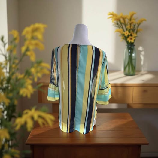 BRIGHT COLOR BLOUSE SIZE S
