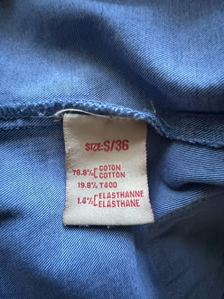 EMBROIDERED JEAN JACKET SIZE S